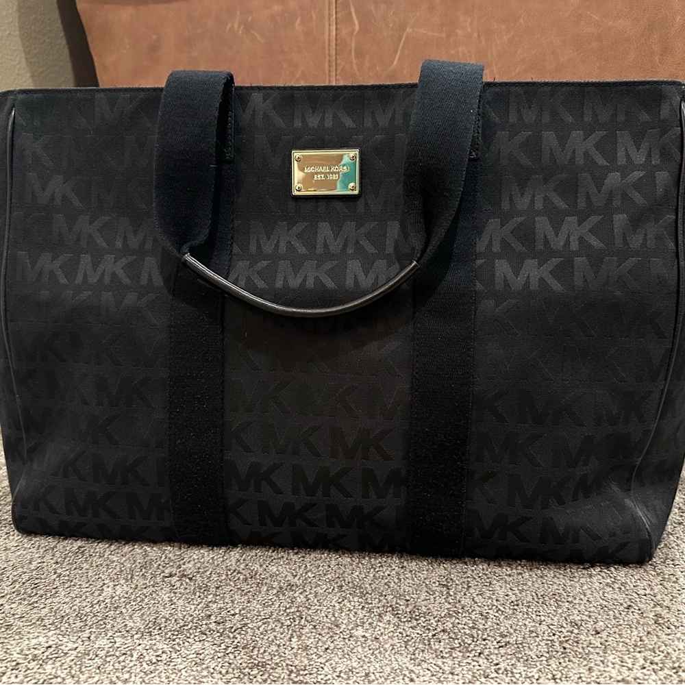 Michael Kors Black Large Tote Bag